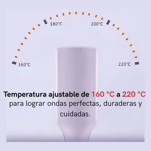 Cepillo para rizar el cabello - Rizador eléctrico de ondas profundas