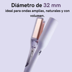 Cepillo para rizar el cabello - Rizador eléctrico de ondas profundas